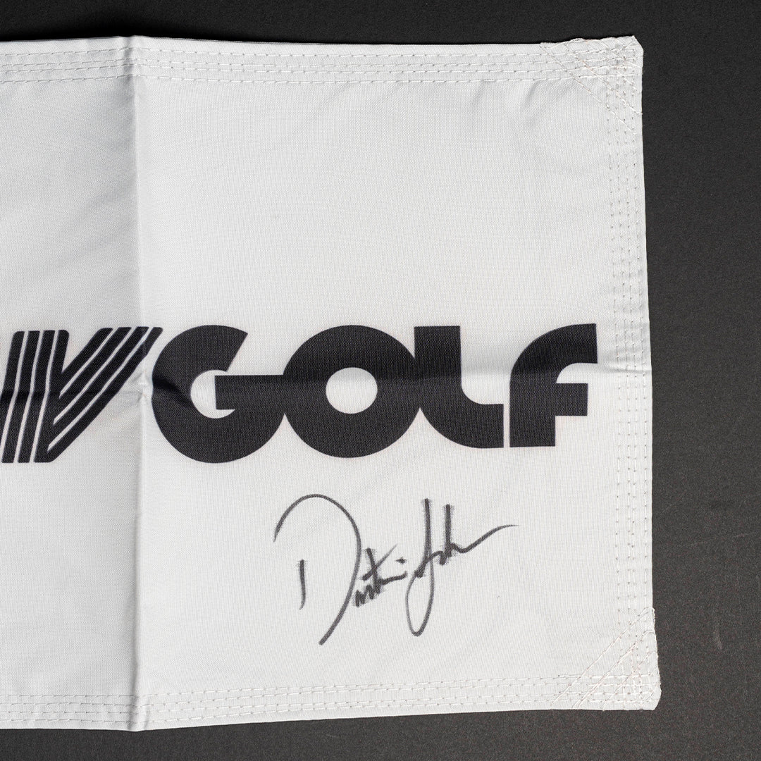 Bandera Firmada- Dustin Johnson